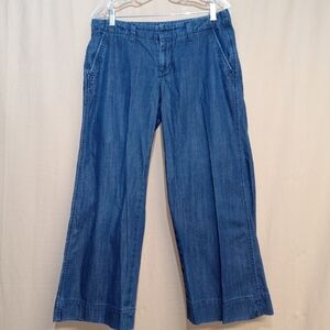 Lucky Brand Women's Palazzo Denim Pants Size  8/29 Dungarees Vintage USA